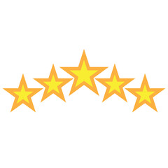 Five stars rating element
