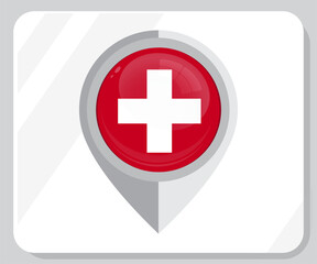 Switzerland flagged location Navigation icon
