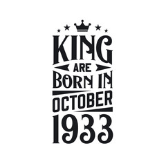 King are born in October 1933. Born in October 1933 Retro Vintage Birthday