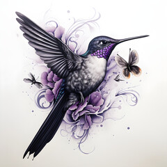 Obraz premium illustration of a bird