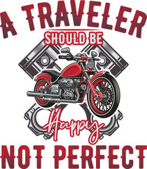 Motor Cycle T-Shirt  Design, Motor Cycle Retro T-Shirt  Design