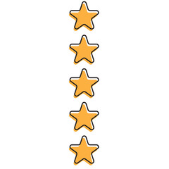 Five stars icon