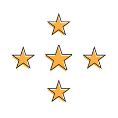 Five stars icon