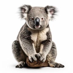 Koala isolated in a white background