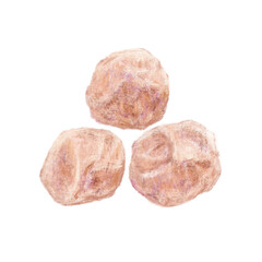A group of Taiwanese Meatball in food ingredients illustration