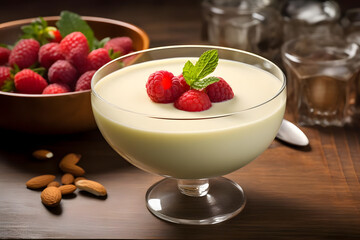 Zabaglione, light Italian custard with a hint of wine