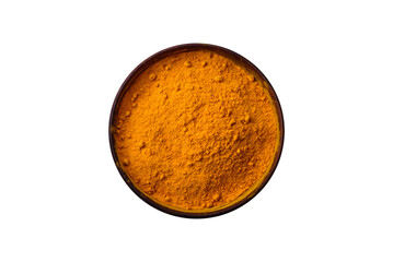 Bright yellow turmeric or curry spice for Asian food preparation