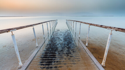 Fototapeta premium Beautiful view of the Dead Sea .