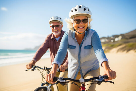 Active Retirement: Biking Along the Seaside for Health and Happiness