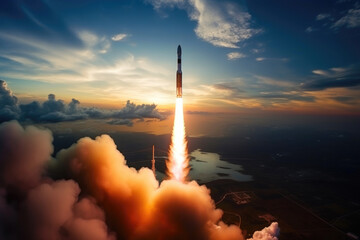 Majestic Rocket Launch Beyond Earth's Grasp