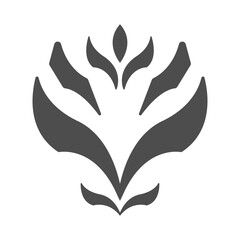 the flower icon vector