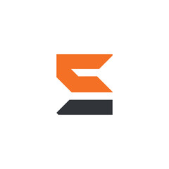 Letter S logo with modern creative design idea