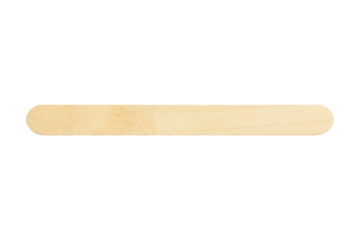 wooden ice cream stick isolated from background