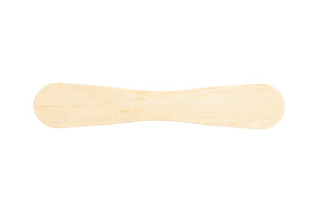 wooden ice cream stick isolated from background