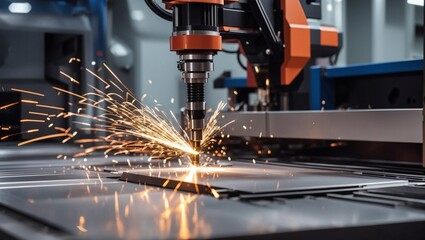  Fiber laser cutting metal