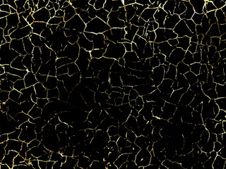 Fototapeta premium Gold Marbling Texture design. Luxury Black and Gold Marble texture background for poster, banner, wallpaper, headers, print ads,brochure, invitation, cover book, catalog. Vector