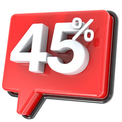 black friday label 3d 