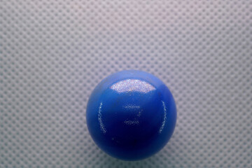 blue globe Colorful crystal ball on plain back for fortune telling