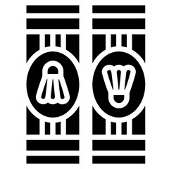  Shuttlecocks, Shuttlecock, Badminton, Sports, Equipment Icon, Glyph style icon vector illustration, Suitable for website, mobile app, print, presentation, infographic and any other project.