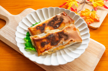 きのこチーズ春巻き