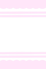 pink background with frame