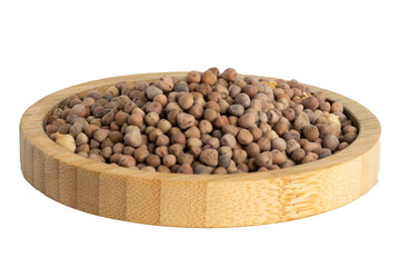 burcak seeds in a wooden bowl