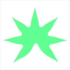 Obraz premium leaf.leaf illustration.leaf vector.plant leaves.green leaf.leaves in the garden.herbal leaves.hydroponic leaves.vegetable leaves