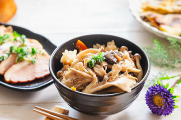 きのこの炊込みご飯