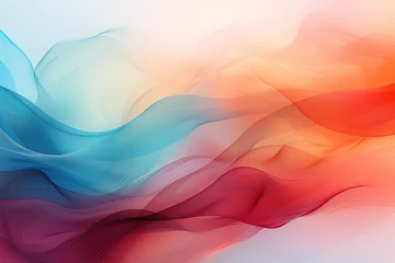 Foto op Canvas Abstract background with colorful smooth waving texture, gradient trendy mesh background, modern bright rainbow 3D render creative smoke, and soft colored wallpaper background banner © RBGallery