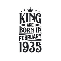 King are born in February 1935. Born in February 1935 Retro Vintage Birthday