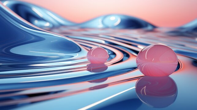A stark contrast of shining metal and glimmering water droplets, this photo captures the dynamic relationship between a car and the world around it
