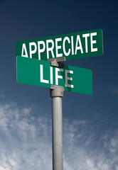 Appreciate Life sign