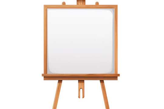Easel on Transparent Background, PNG , Generative Ai