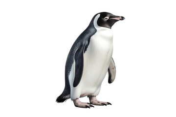 Penguin on Transparent Background, PNG , Generative Ai