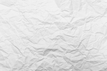 White Paper Texture background. Crumpled white paper abstract shape background with space paper recycle for text