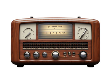 Radio on Transparent Background, PNG , Generative Ai