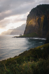 Fototapeta na wymiar Sunrise on Madeira Island