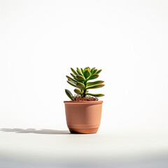 succulent plant in white ceramic pot