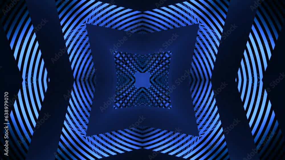 Aufkleber hypnotic relaxing crossed lines forming square shapes. design. stretching pattern of colorful hypno 