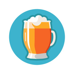 Brewing icon from activity and hobbies collection. Brewing, drink, flat icon isolated on white background. Flat vector brewing sign, symbol for web and mobile.Beer day