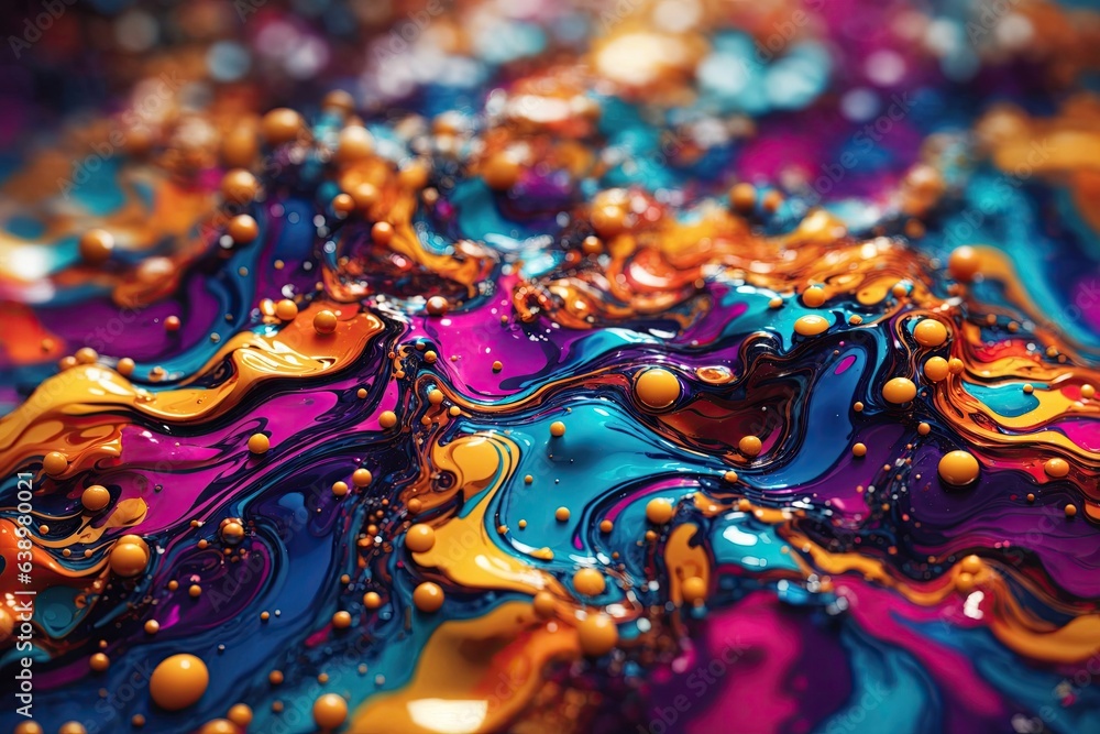 Poster abstract color splash background for design