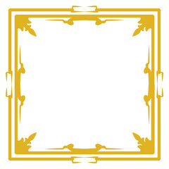 Golden Ornate Victoria Square Frame