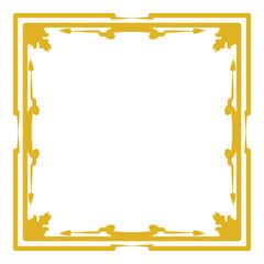 Golden Ornate Victoria Square Frame