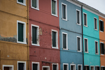 Mur colorant Burano