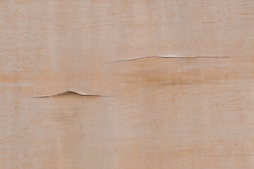 Wooden texture with scratches and cracks. Abstract background for design.