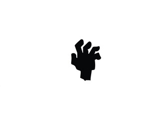 Obraz premium Hand icon. Simple style hand company big sale poster background symbol. Hand brand logo design element. Hand t-shirt printing. Bread vector for sticker.
