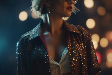 90s, hipsters Memphis style, 1990s, Retro music party, Funky, retrowave, cassette time, tape recorder neon, Fashion street style, bright looks, imported clothing, evocative style. 