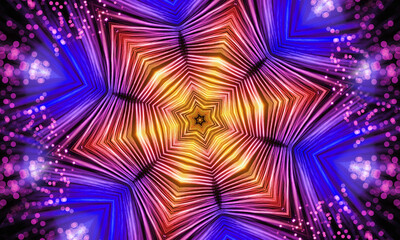 Multicolored fractal abstract background wallpaper