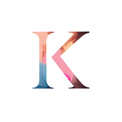 Unique Minimalistic K Letter Logo Design: Versatile Emblem Concept with Elegance. Ideal for Premium Business, Finance, and Corporate Identity. Vector Symbol in Graphic Alphabet.