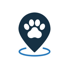 Animal gps or location icon